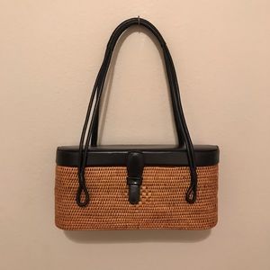 Vintage wicker purse